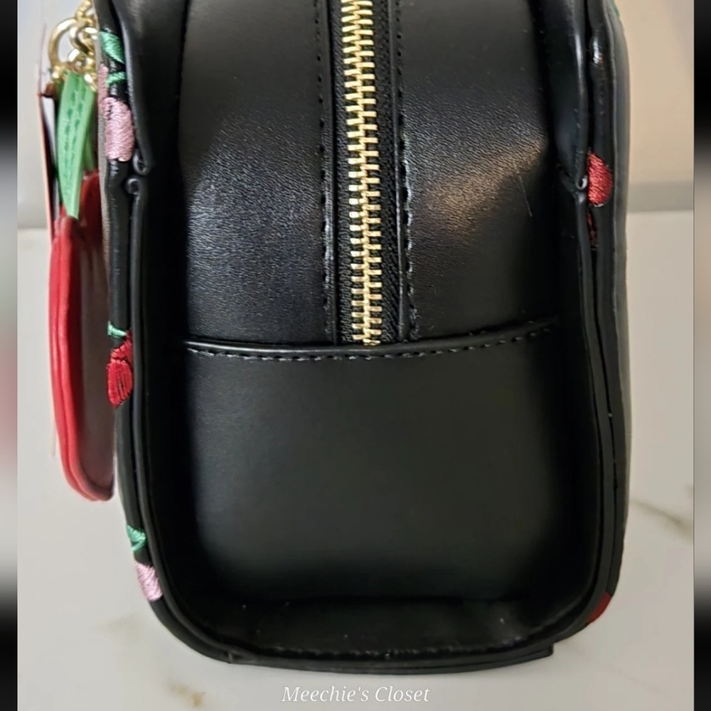Betsey Johnson Red Cherry Charm Shoulder Bag NWT | Be Mine - Picture 5 of 15